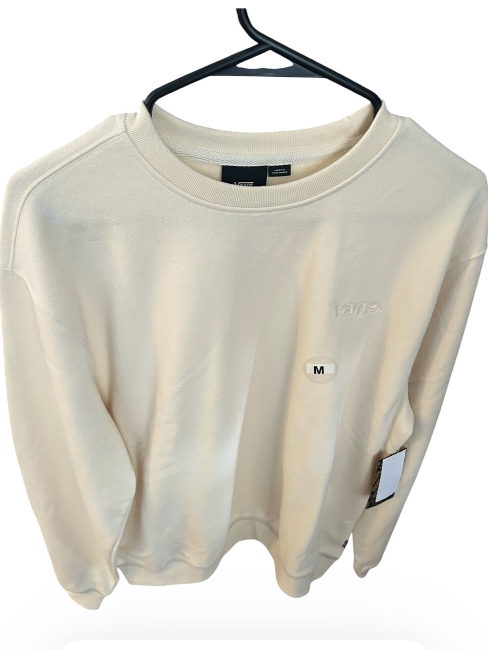 Vans Crewneck Sweatshirt in Cream unisex